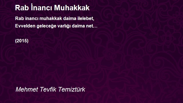 Mehmet Tevfik Temiztürk