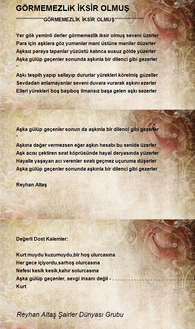 Reyhan Altaş Şairler Dünyası Grubu