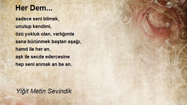 Yiğit Metin Sevindik