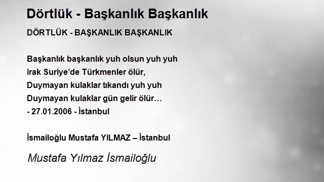 Mustafa Yılmaz İsmailoğlu