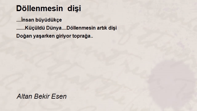 Altan Bekir Esen