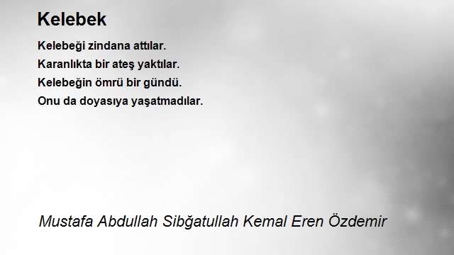 Mustafa Abdullah Sibğatullah Kemal Eren Özdemir