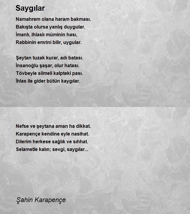 Şahin Karapençe