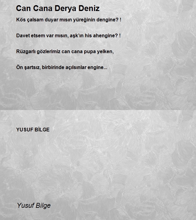 Yusuf Bilge