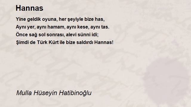 Mulla Hüseyin Hatibinoğlu