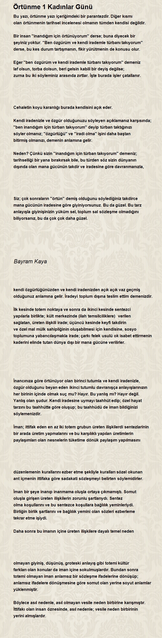 Bayram Kaya