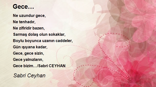 Sabri Ceyhan