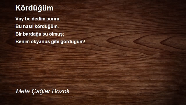 Mete Çağlar Bozok