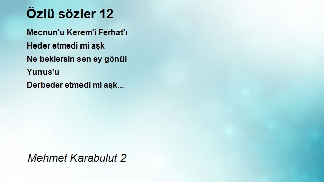 Mehmet Karabulut 2