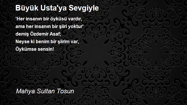 Mahya Sultan Tosun