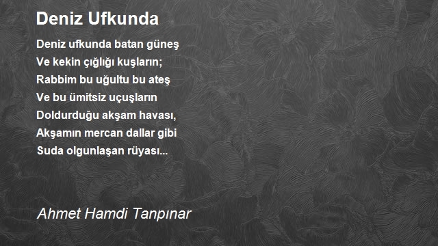 Ahmet Hamdi Tanpınar