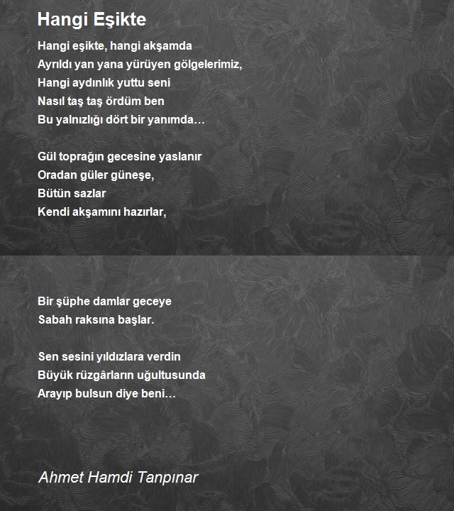 Ahmet Hamdi Tanpınar