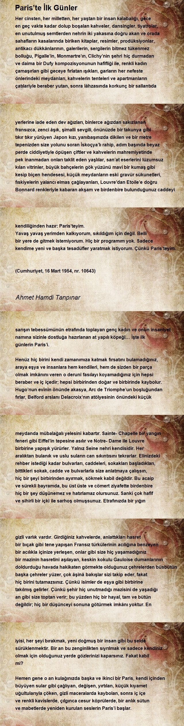 Ahmet Hamdi Tanpınar