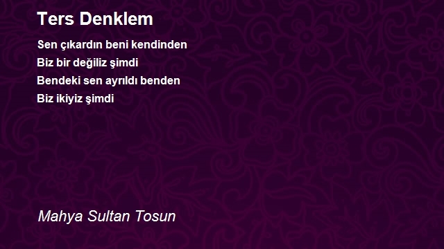 Mahya Sultan Tosun