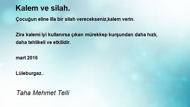 Taha Mehmet Telli