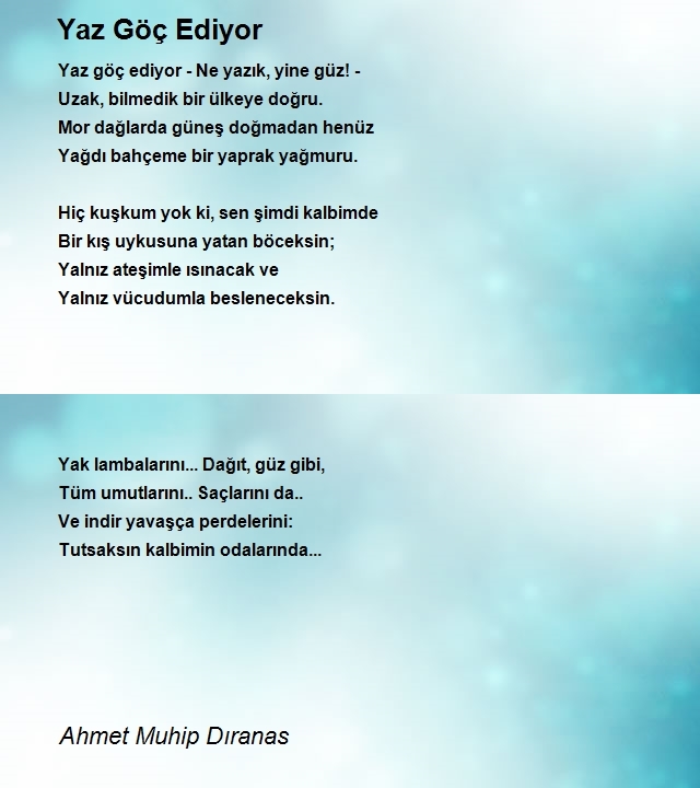 Ahmet Muhip Dıranas