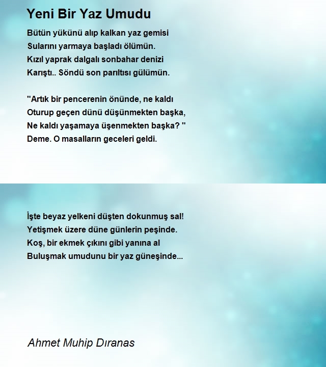 Ahmet Muhip Dıranas