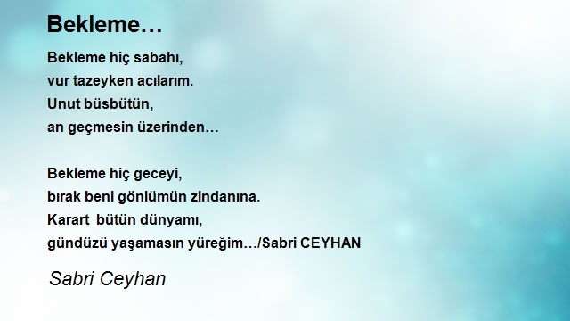 Sabri Ceyhan