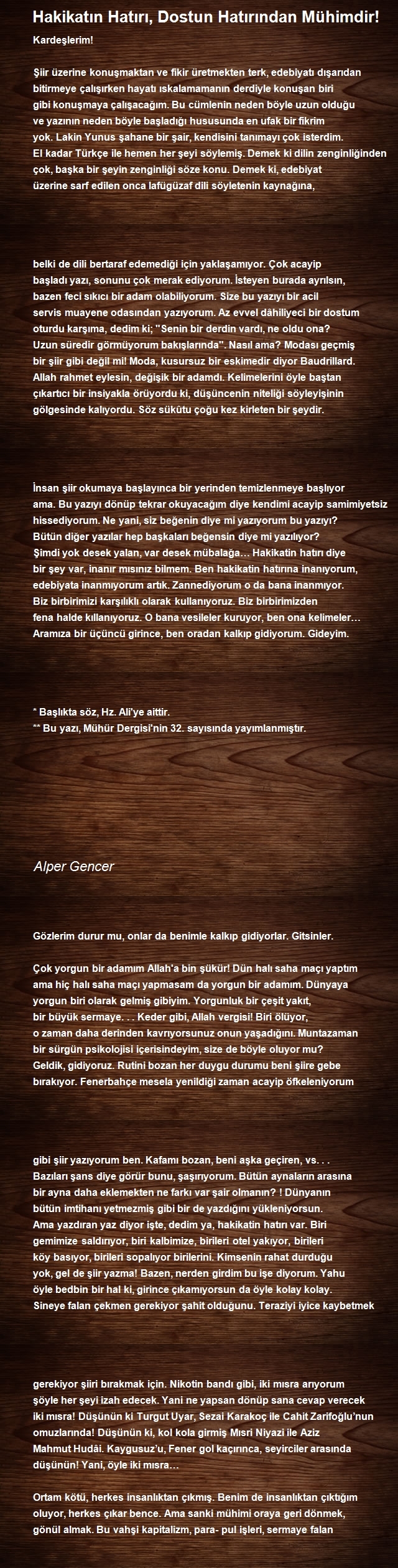 Alper Gencer