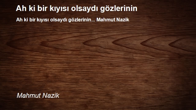 Mahmut Nazik