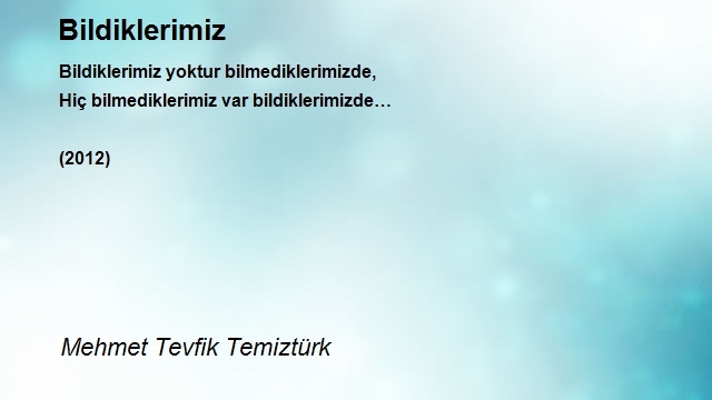 Mehmet Tevfik Temiztürk