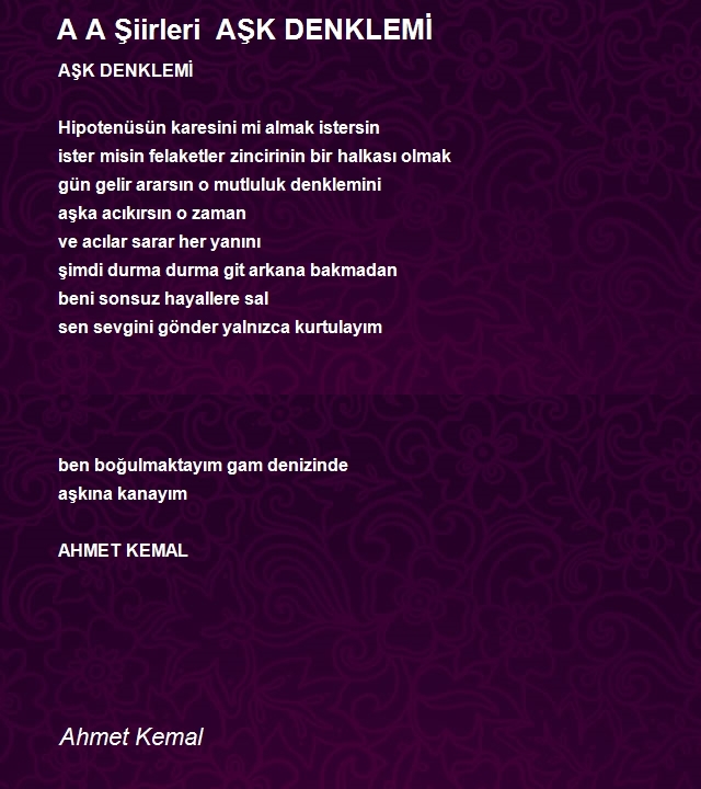 Ahmet Kemal