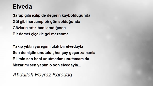 Abdullah Poyraz Karadağ