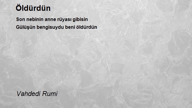 Vahdedi Rumi