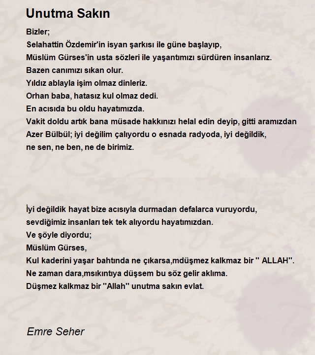 Emre Seher