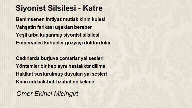 Ömer Ekinci Micingirt