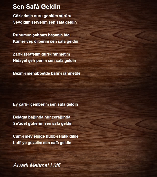 Alvarlı Mehmet Lütfi