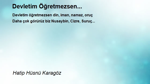 Hatip Hüsnü Karagöz