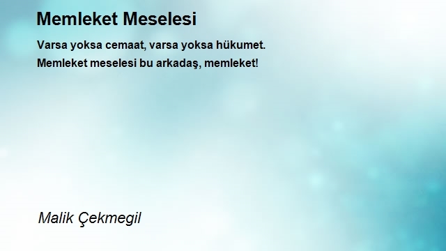 Malik Çekmegil