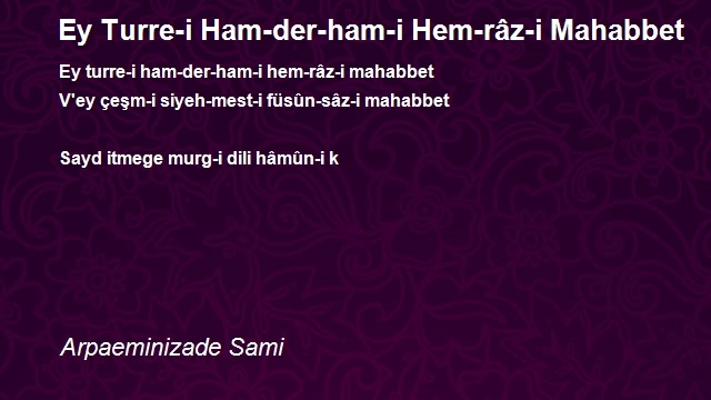 Arpaeminizade Sami