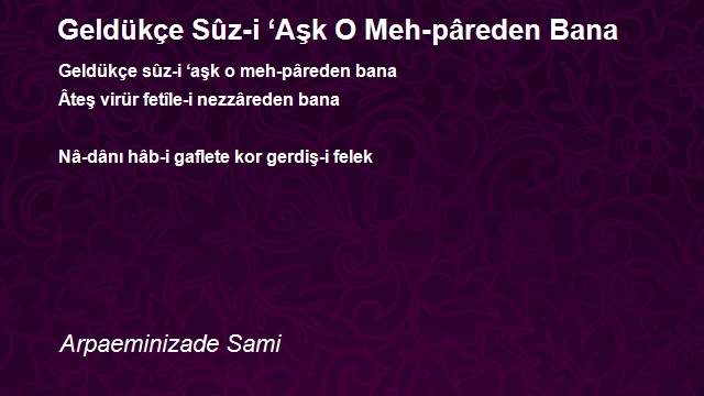 Arpaeminizade Sami