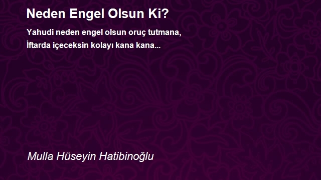 Mulla Hüseyin Hatibinoğlu