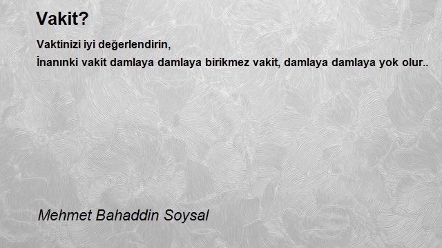 Mehmet Bahaddin Soysal