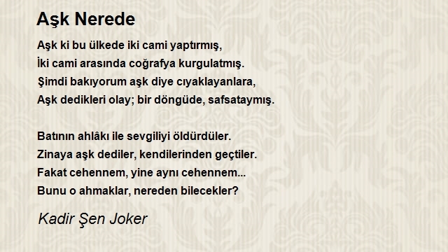 Kadir Şen Joker