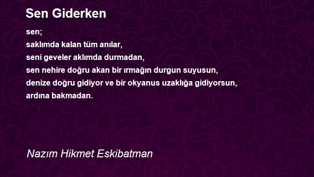 Nazım Hikmet Eskibatman