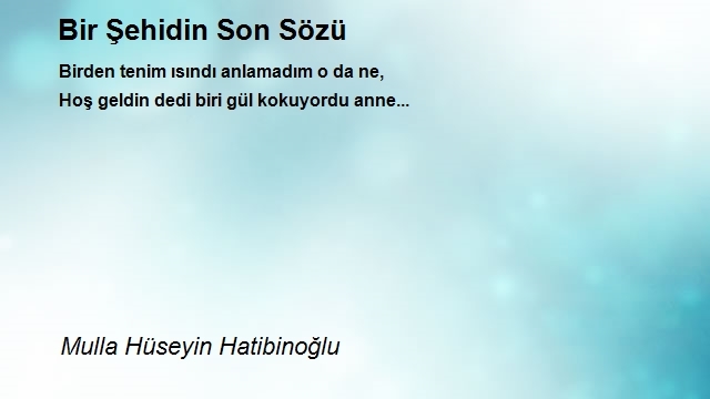 Mulla Hüseyin Hatibinoğlu