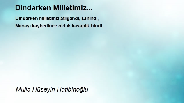 Mulla Hüseyin Hatibinoğlu