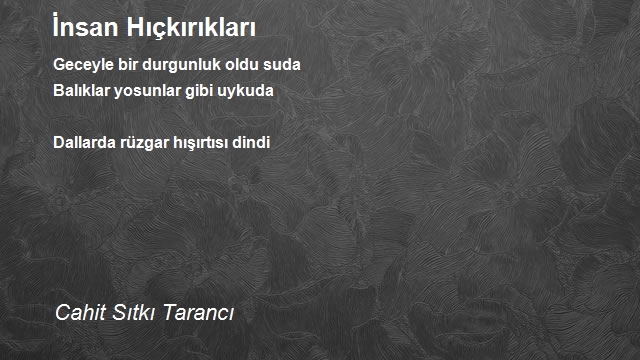 Cahit Sıtkı Tarancı