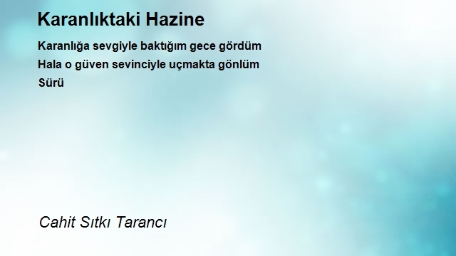 Cahit Sıtkı Tarancı