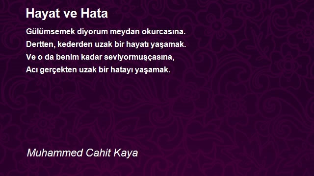 Muhammed Cahit Kaya