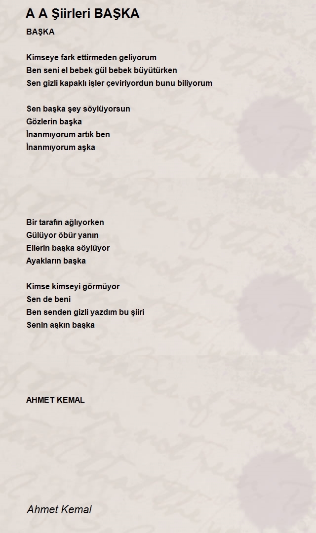 Ahmet Kemal