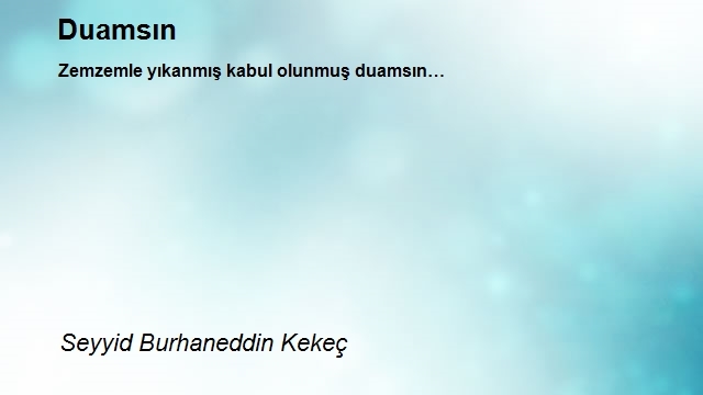 Seyit Burhaneddin Kekeç