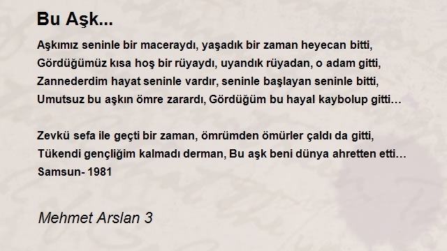 Mehmet Arslan 3