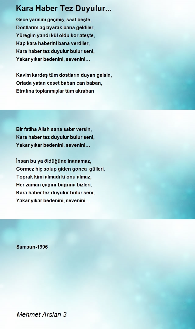 Mehmet Arslan 3