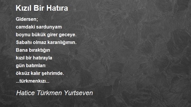 Hatice Türkmen Yurtseven