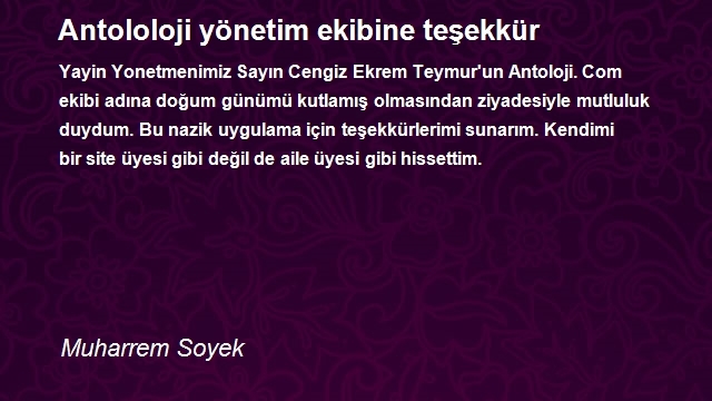 Muharrem Soyek